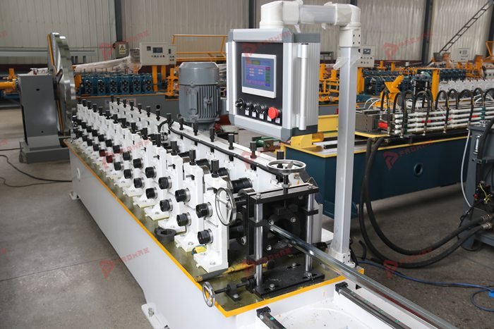 Industrial drywall profile production line for metal studs tracks and ceiling framing
