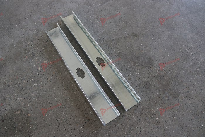 Industrial C stud roll forming equipment for continuous galvanized steel profile production