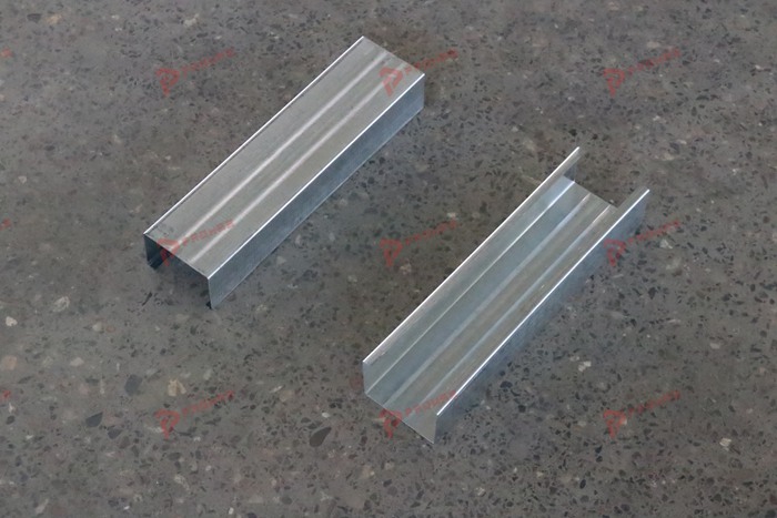 C stud roll forming machine for metal keel and drywall framing production