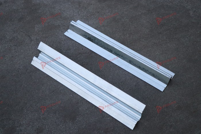 Metal channel making machine components for Omega profile roll forming
