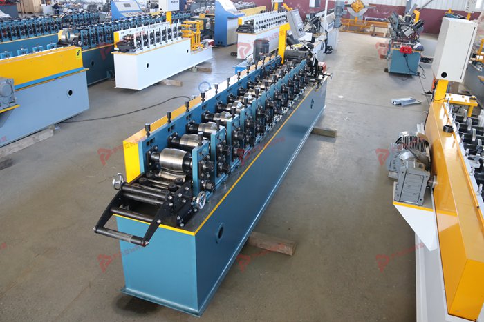 PROMAX hat channel roll former configured for customized metal profile production