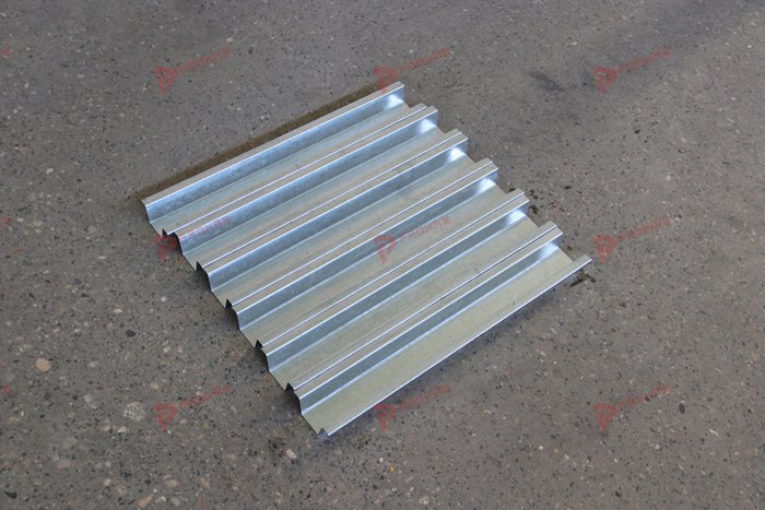 Hat channel forming machine for construction metal profiles and furring channels