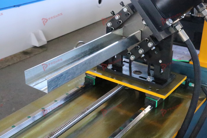 C100 main channel roll forming equipment for metal framing profiles