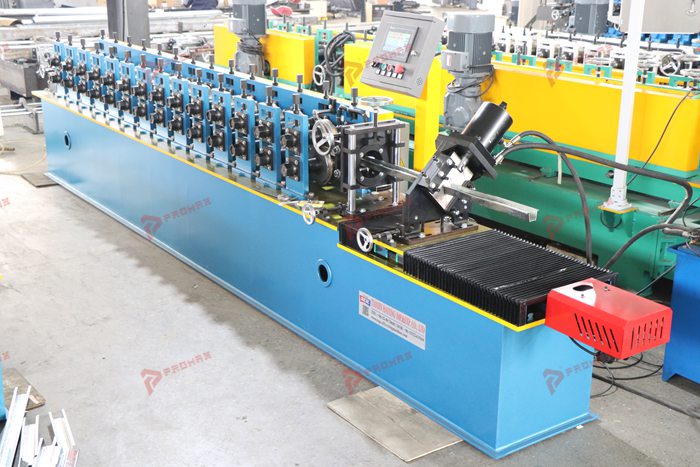 PROMAX Omega profile forming line for metal ceiling channel production