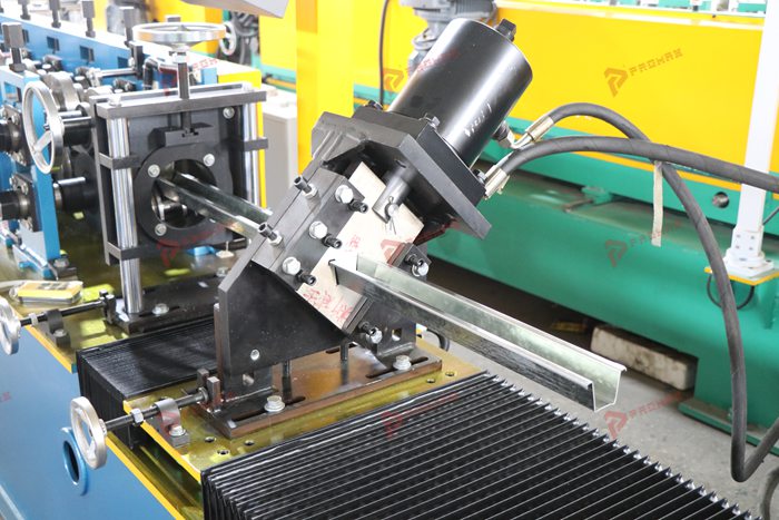 PROMAX Omega profile roll forming equipment for continuous metal channel production