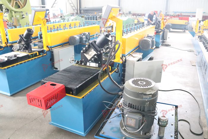 PROMAX Omega profile roll forming machine for metal ceiling channel production