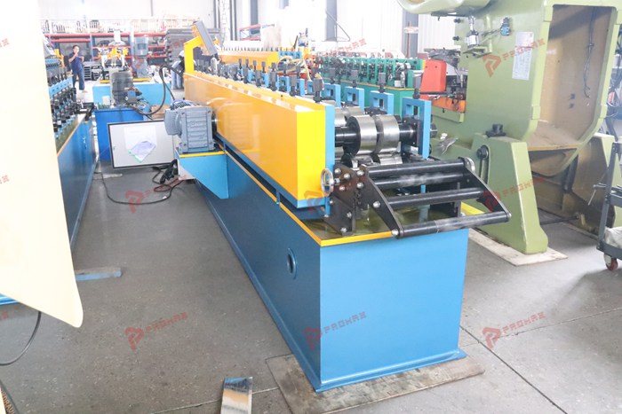 Metal stud profile forming equipment for C-shaped construction channels