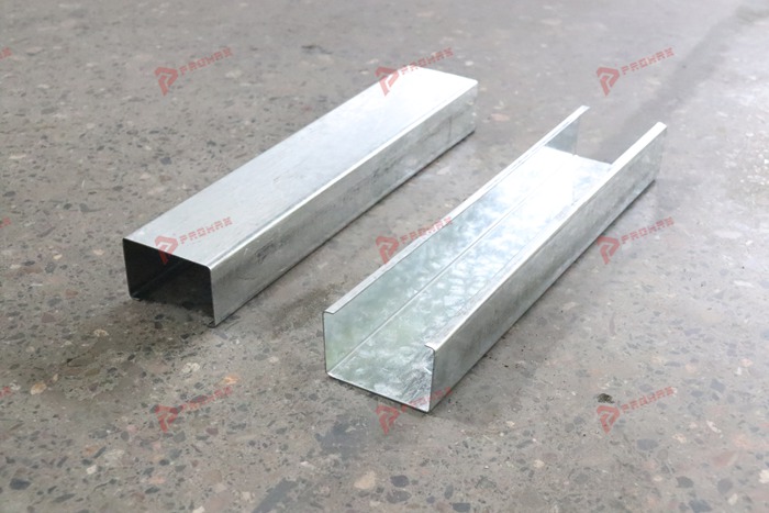C channel stud roll forming machine for lightweight steel framing production