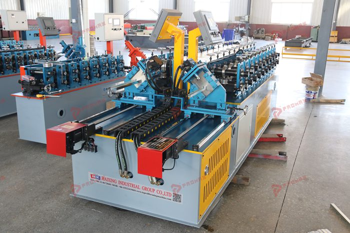Light gauge steel framing machine for customized metal profile production