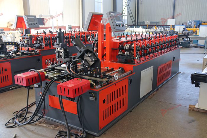 PROMAX dual-head light steel frame roll forming machine for metal framing profile production