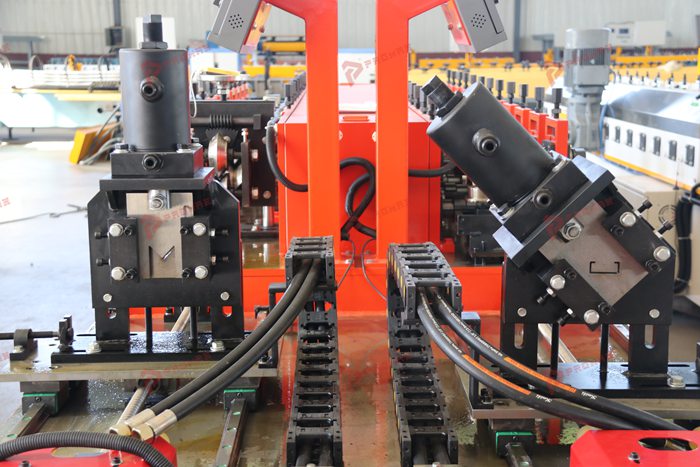 Dual-head light steel frame roll forming machine for drywall and partition profile manufacturing