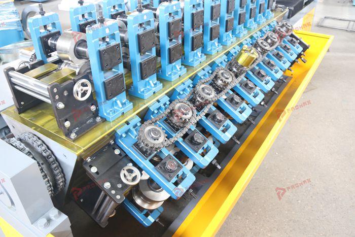 Three-in-one metal keel forming equipment for multiple framing profiles