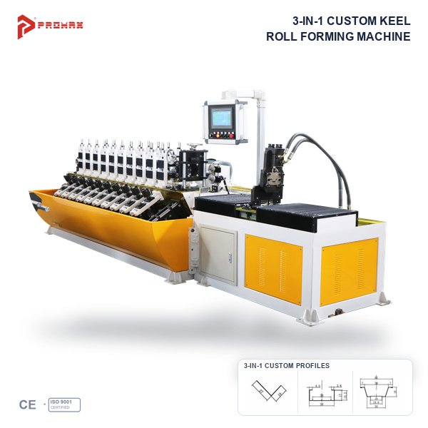3-in-1 Reversible Keel Roll Forming Machine