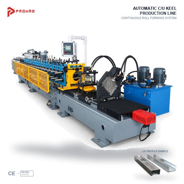 Fully Automatic C & U Stud and Track Roll Forming Machine