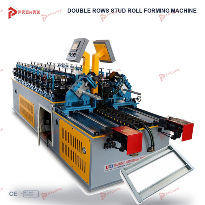 Dual-Head Steel Frame Roll Forming Machine