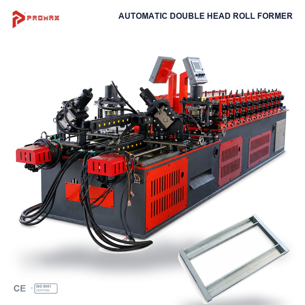 Dual-Head Light Steel Frame Roll Forming Machine