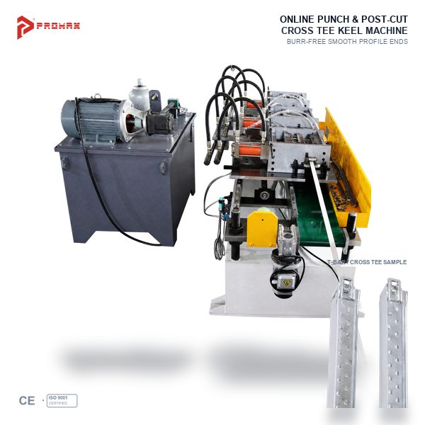 T-Bar Cross Tee Roll Forming Machine