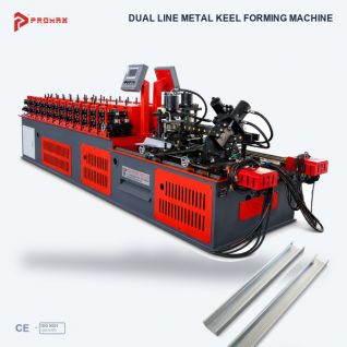Dual-Head Light Steel Frame Roll Forming Machine